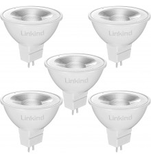 Світлодіодна лампа Linkind LED MR16 5 Вт 2700 K GU5.3 12 В 5 шт., двоконтактна лампа