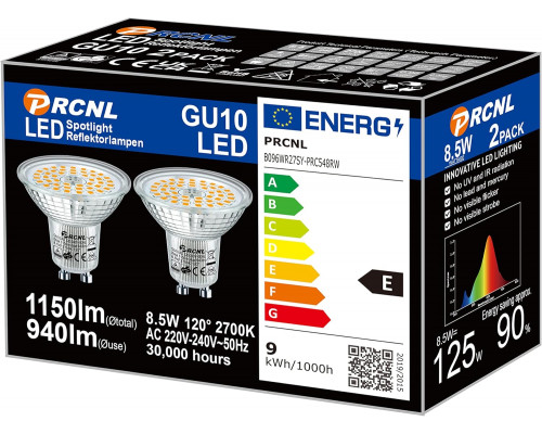 Світлодіодні лампи GU10 PRCNL