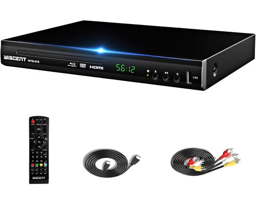Система домашнього кінотеатру Blu-ray DVD-програвач  WISCENT Full HD 1080p
