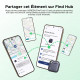 Трекер UGREEN сумісний із Find Android Hub (Комплект 4шт)