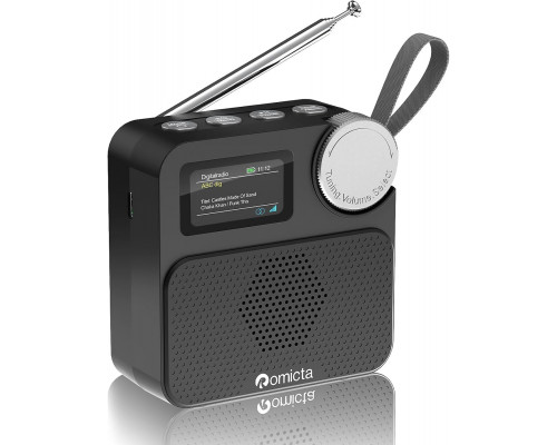 Цифрове радіо з Bluetooth 5.0 та кольоровим дисплеєм Romicta