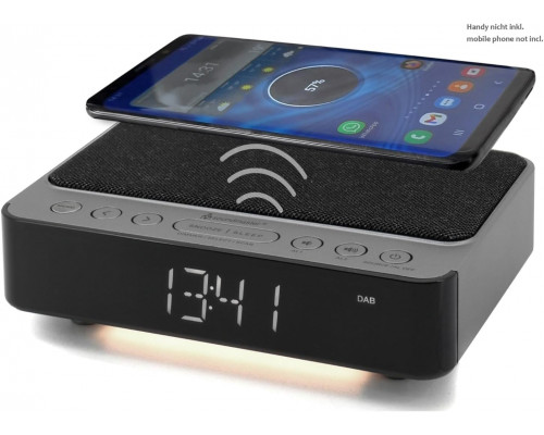 Цифровий радіобудильник Soundmaster UR250AN DAB+ із бездротовою зарядною станцією