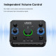 USB-аудіоінтерфейс LEKATO LP-1 для запису, потокової передачі подкастингу з портами XLR/OTG/гітара/запис/монітор