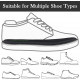 Устілки Endoto з піни та ефектом пам'яті для взуття Skechers, розмір 39