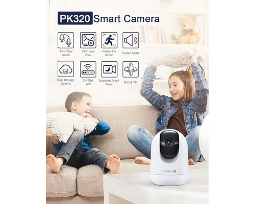 Внутрішня камера відеоспостереження MUBVIEW PK320 2K Wi-Fi відстеження руху