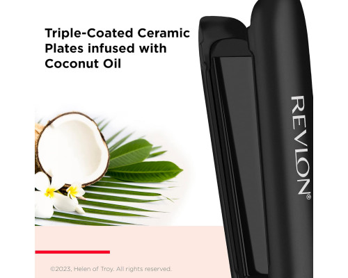 Випрямляч для волосся Revlon Smoothstay 25 мм з кокосовою олією