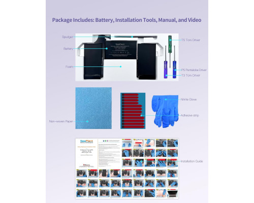 Заміна батареї A2179 для MacBook Air 13