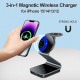 Зарядна станція 3 в 1 Yohczopu для iPhone з адаптером USB-C