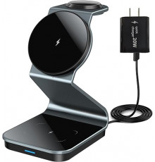 Зарядна станція 3 в 1 Yohczopu для iPhone з адаптером USB-C