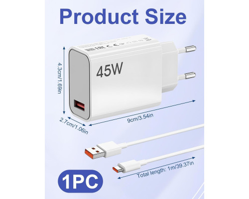 Зарядний пристрій 45 Вт USB-C SELURK