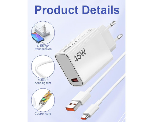 Зарядний пристрій 45 Вт USB-C SELURK