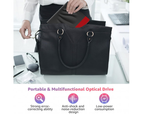 Зовнішній CD-привід Cocopa USB 3.0 Type-C CD/DVD-RW записувач