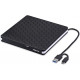 Зовнішній DVD-привід Amicool USB 3.0, Type-C CD DVD +/-RW, оптичний привід