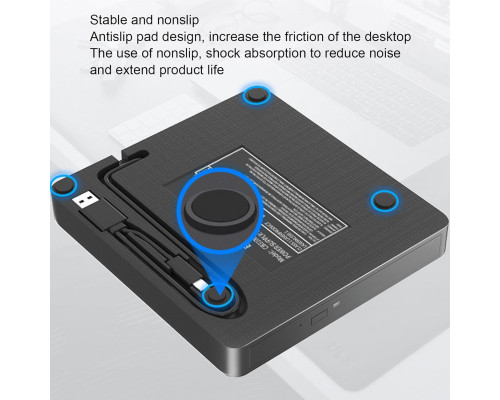 Зовнішній DVD-RW привід USB 3.0 для ПК Aeun