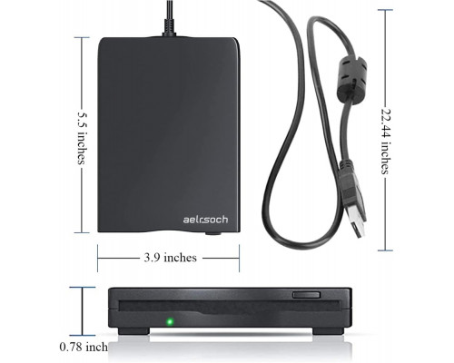 Зовнішній USB дисковод для гнучких дисків aelrsoch