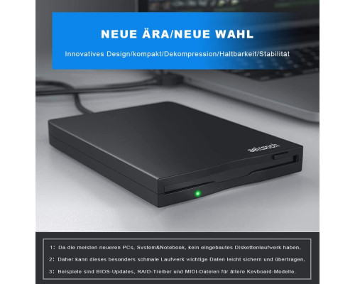 Зовнішній USB дисковод для гнучких дисків aelrsoch